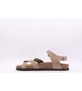 GRUNLAND Sandalo donna in pelle