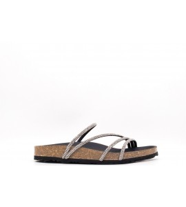 GRUNLAND Ciabatta con glitter SARA