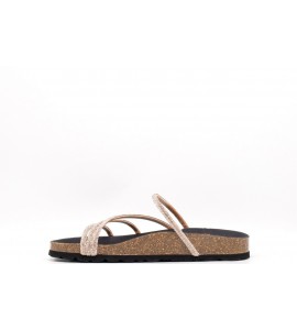 GRUNLAND Ciabatta con glitter SARA