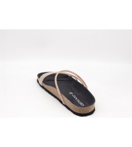 GRUNLAND Ciabatta con glitter SARA