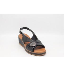 GRUNLAND SANDALO CON ZEPPA FLOCK