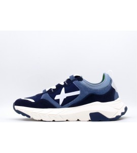 W6YZ Sneakers NEXT-M in tessuto e suede