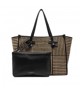 GIANNI CHIARINI  BALI MARCELLA NATURAL-NERO