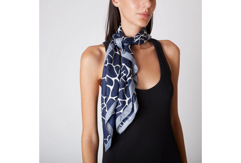 TOSCA BLU FOULARD PAPAYA BLU