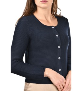 GRAN SASSO CARDIGAN IN COTONE