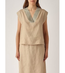 GRAN SASSO BLUSA SMANICATA