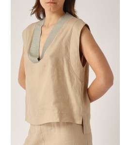 GRAN SASSO BLUSA SMANICATA