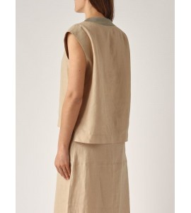 GRAN SASSO BLUSA SMANICATA