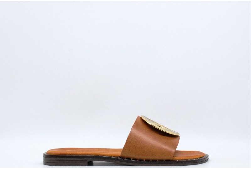 JEIDA CIABATTA IN PELLE