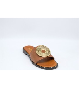 JEIDA CIABATTA IN PELLE