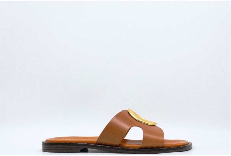 JEIDA CIABATTA IN PELLE