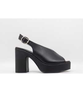 NERO GIARDINI SANDALO IN PELLE
