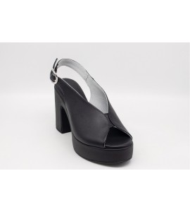 NERO GIARDINI SANDALO IN PELLE