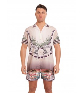 MOVE Camicia bowling stampata ANGEL