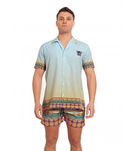 MOVE Camicia bowling stampata CASABLANCA.