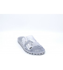 SENSI Ciabatta in gomma Jolla Jelly SILVER
