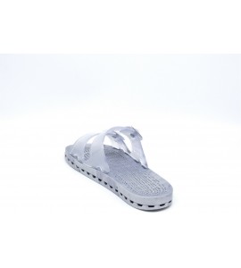 SENSI Ciabatta in gomma Jolla Jelly SILVER