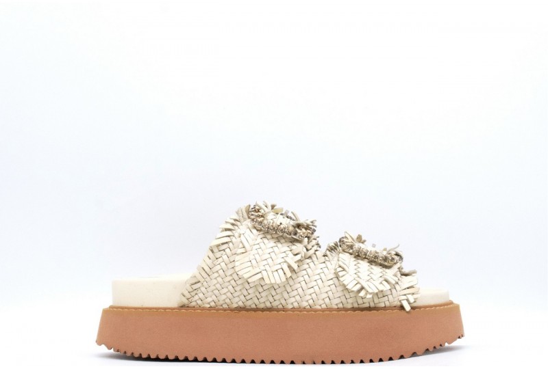 CORAL BLUE Sandalo platform...