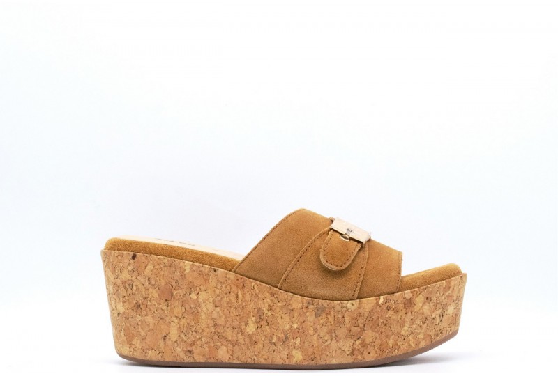 SCHOLL SANDALO CON ZEPPA...