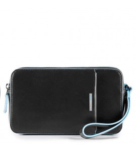 PIQUADRO Pochette con tasca frontale Uomo Blue Square