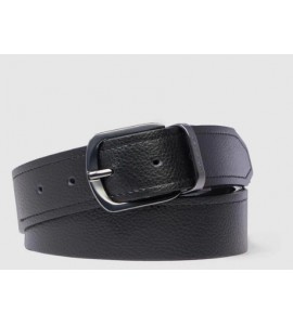 PIQUADRO Cintura uomo in pelle con fibbia ad ardiglione