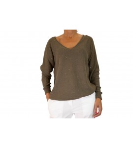 GRAN SASSO PULLOVER CON PAILLETTES