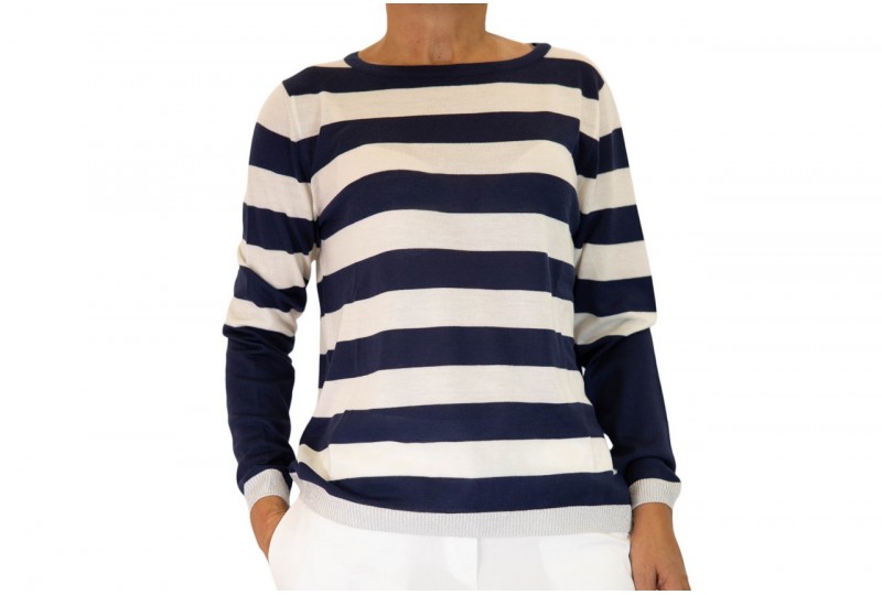 GRAN SASSO PULLOVER A RIGHE