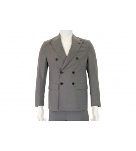 BE ABLE Giacca doppiopetto grigio Dan