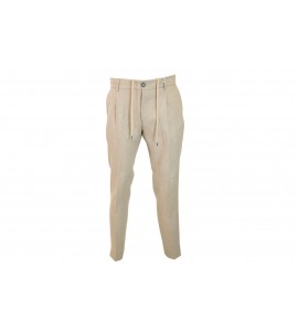 Be Able pantalone Riccardo regular lino