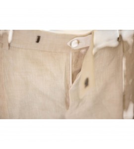 PAOLONI PANTALONI LINO