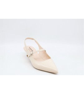 NERO GIARDINI SLINGBACK IN VERNICE