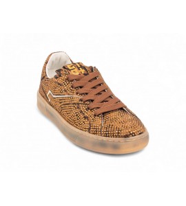 GIO + SNEAKERS ANIMALIER CON STRASS