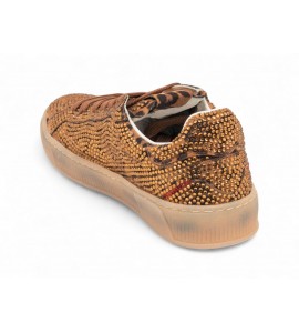 GIO + SNEAKERS ANIMALIER CON STRASS