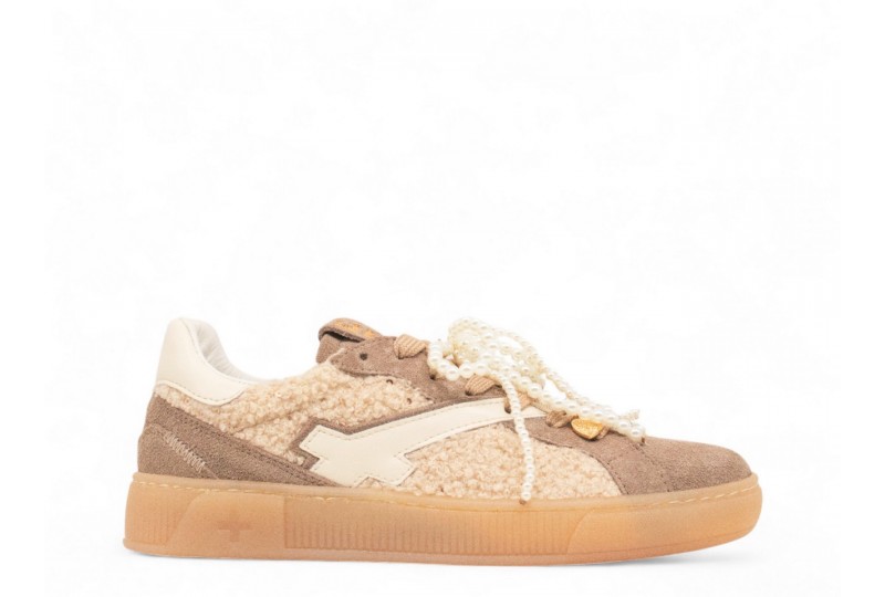 GIO + SNEAKERS TEDDY CON PERLE