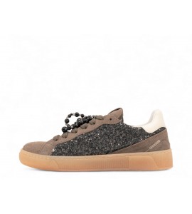 GIO + SNEAKERS GLITTER CON PERLE
