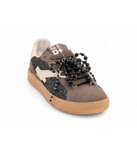 GIO + SNEAKERS GLITTER CON PERLE