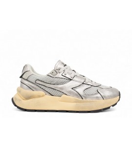 DIADORA HERITAGE SNEAKERS MERCURY ELITE SILVER USED WN