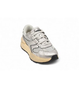 DIADORA HERITAGE SNEAKERS MERCURY ELITE SILVER USED WN