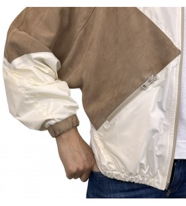 DFOUR giubbino in camoscio