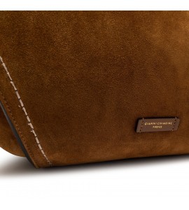GIANNI CHIARINI BORSA BLOOM COGNAC