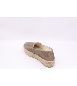 LA MAISON Espadrillas in tessuto lurex