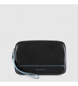 PIQUADRO Pochette da Polso Uomo Blue Square