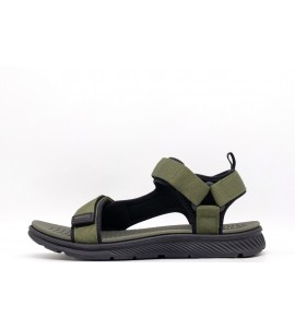 GRUNLAND Sandalo con doppio strappo MEEK