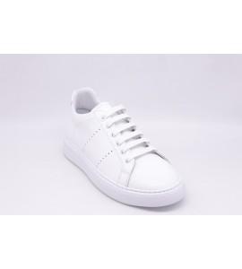 NATIONAL STANDARD sneakers in pelle bianca