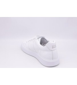 NATIONAL STANDARD sneakers in pelle bianca