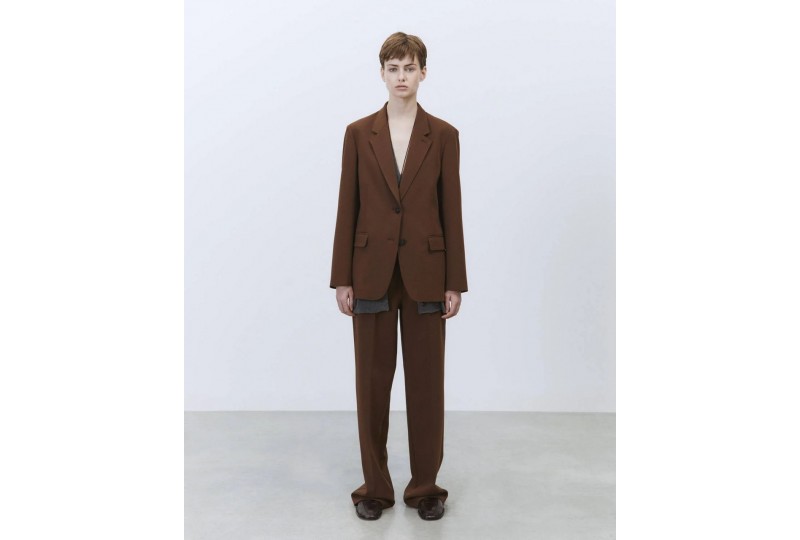 ALYSI BLAZER SARTORIALE LEGNO