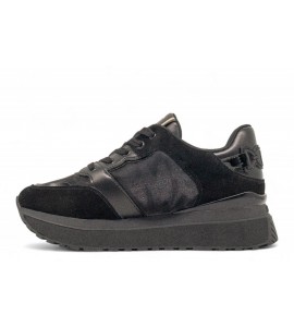 LIU-JO Sneakers MAXI WO platform in pelle
