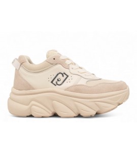 LIU JO Chuncky sneakers in suede e rete