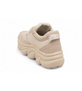 LIU JO Chuncky sneakers in suede e rete