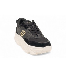 LIU JO Chuncky sneakers in suede e rete